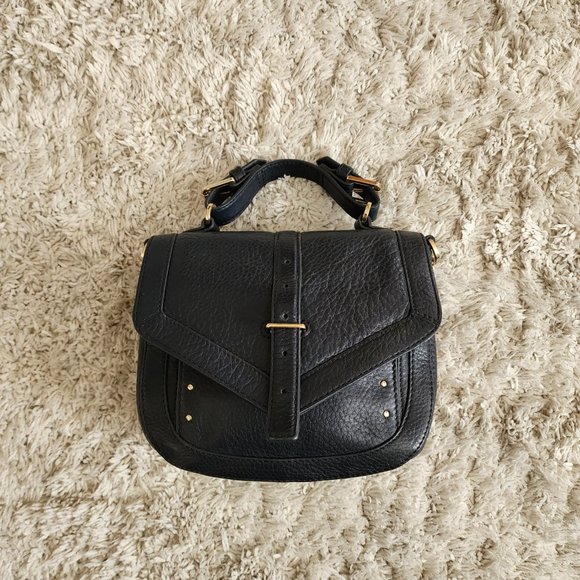 Tory Burch 797 Mini Satchel - Navy Blue - Picture 2 of 10